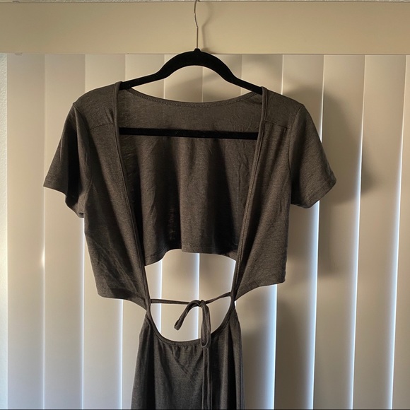 FOREVER21 ATTACHED TWO PIECE MIDI DRESS - Picture 3 of 8